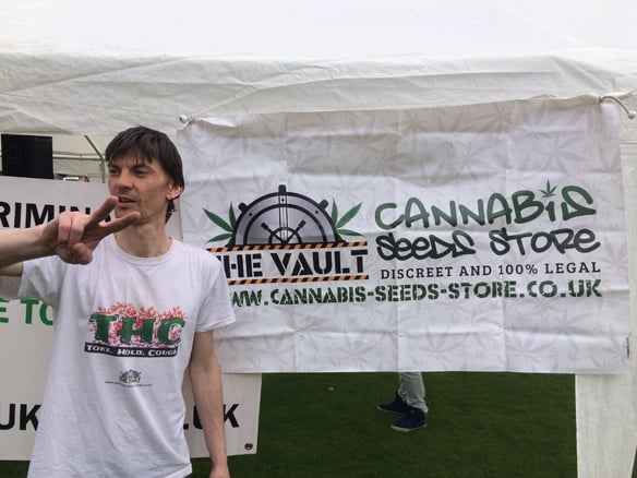 Ronald Rae at Glasgow 420 Event