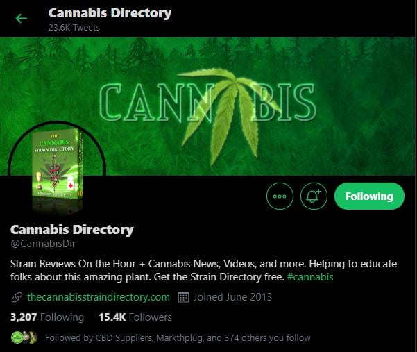 Cannabis Strain Directory