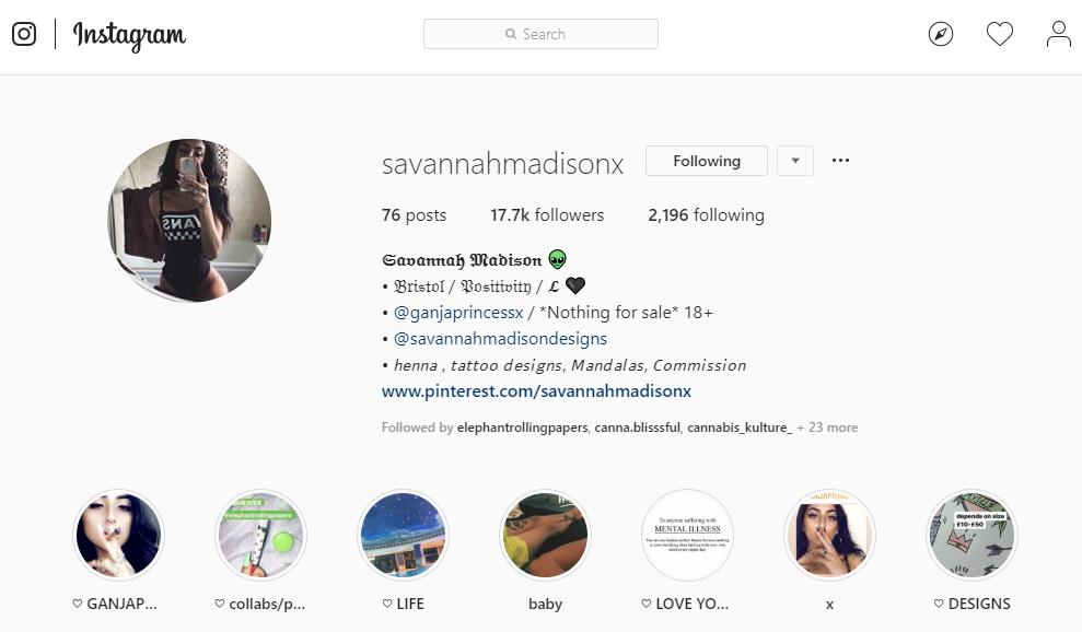 Savannah Madison X