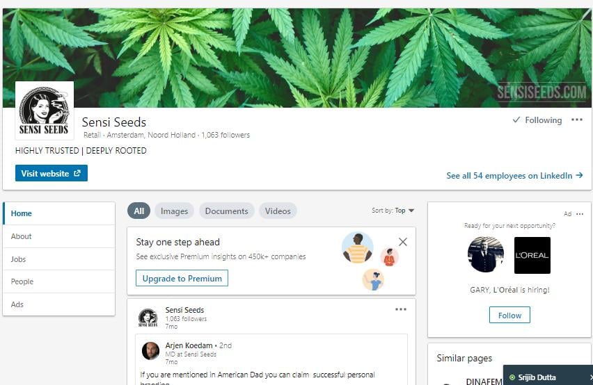 Senis Seeds on Linkedin