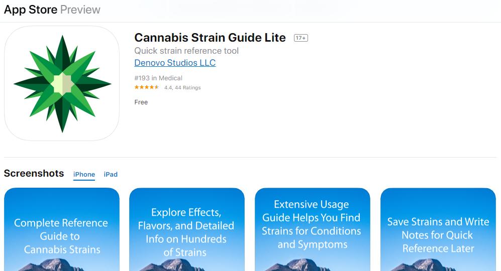 Cannabis strain guide