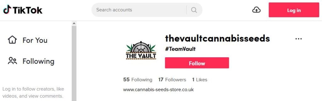 TikTikTok Vault Cannabis Seeds