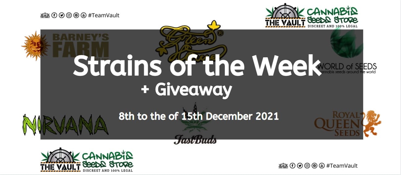 Strains of the Week Giveaway – 8th to the of 15th December 2021
