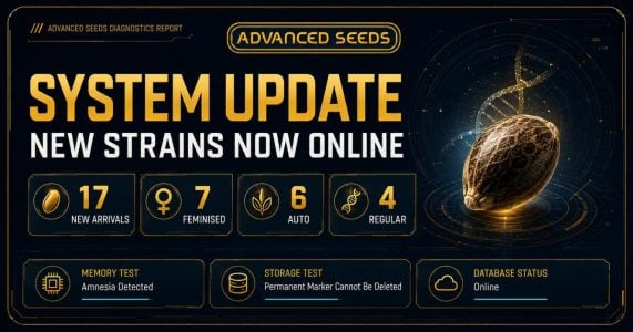 Advanced Seeds System Update: New Strains Now Online