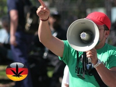 2  German  Pro  Weed  Protest