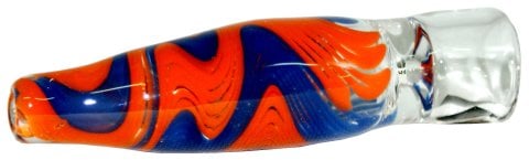 3  Inch 7 5cm  Glass  Coloured  Chilum