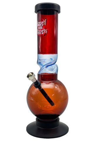 Basil  Bush  Acrylic  Ice  Twist  Bong 30cm