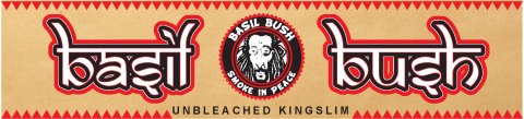 Basil  Bush  Basil  Bush  Unbleached  Ks  Slim  Papers