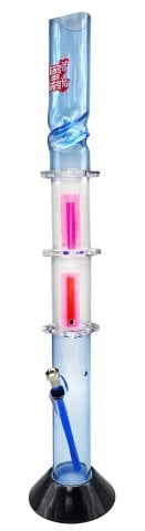 Basil  Bush  Duplex  Acrylic  Double  Percolator  Bong