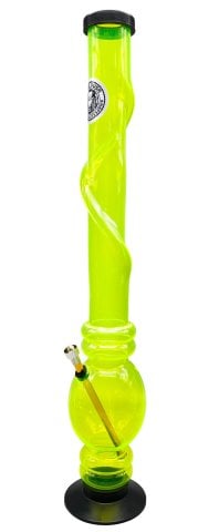 Basil  Bush  Helter  Skelter  Acrylic  Spiral  Bong