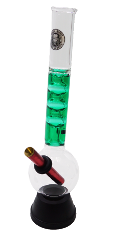 Basil  Bush  Large  Green  Rainbow  High  Glass  Bong