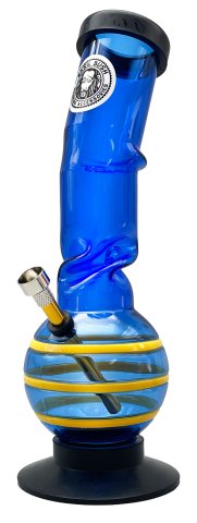 Basil  Bush  Rings  Of  Fire  Acrylic  Ice  Twist  Bong