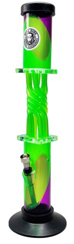 Basil  Bush  The  Corkscrew  Acrylic  Diffuser  Bong