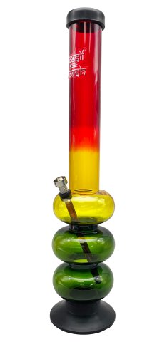 Basil  Bush  Triple  Donut  Acrylic  Bong