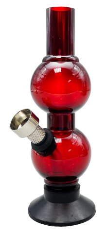 Basil  Bush  Two  Balls  Mini  Acrylic  Bong