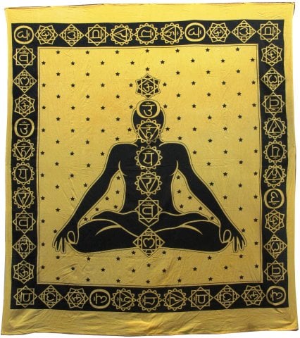 Chakra  Design  Double  Bed  Cover