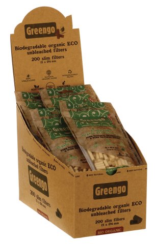 Greengo  Greengo  Biodegradable  Eco  Slim  Filter  Tips