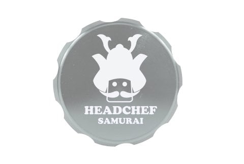 Headchef  Headchef  Samurai 55mm 4  Part  Grinder  Silver