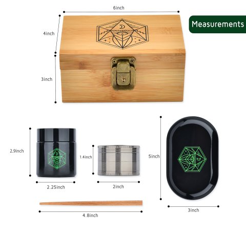 Leaf  Way  Leaf  Way  Bamboo  Filled  Rolling  Box