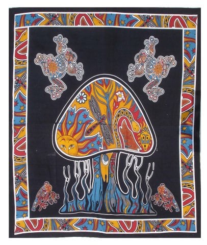 Mushroom  Design  Bed  Cover