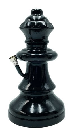 Queens  Gambit  Ceramic  Bong  Black