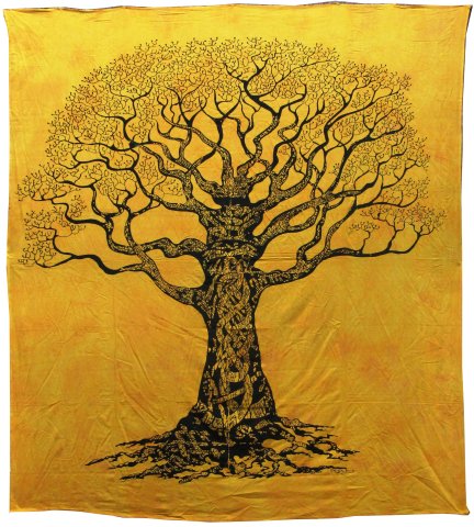 The  Dry  Tree  Double  Bed  Cover
