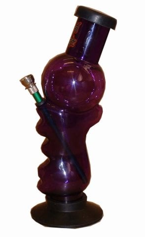 30cm  Acrylic  Pistol  Grip  Bong 109
