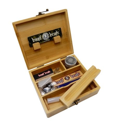 Basil  Bush  Bamboo  Rolling  Box 17x15x55cm