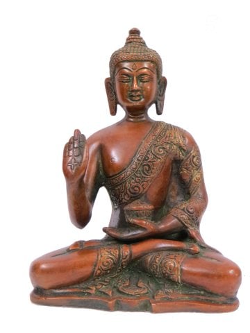 Brass  Buddha  Statue 18cm17kg