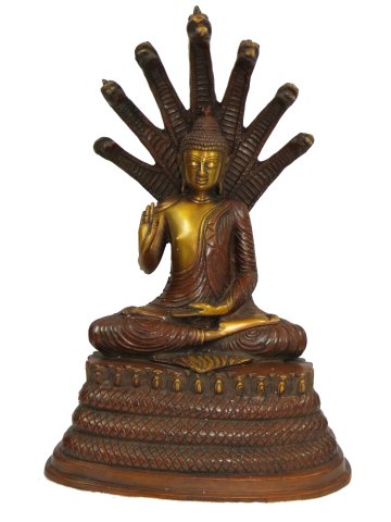 Brass  Buddha  Statue 38cm58kg