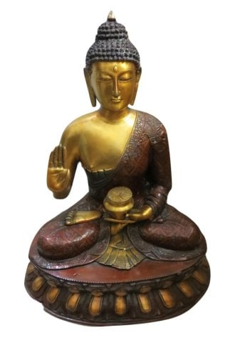 Brass  Buddha  Statue 69cm  X 29kg
