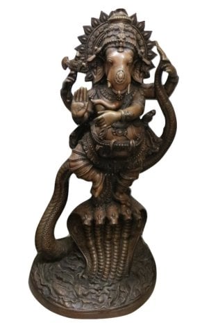 Brass  Ganesh  Statue 114cm  X 67kg
