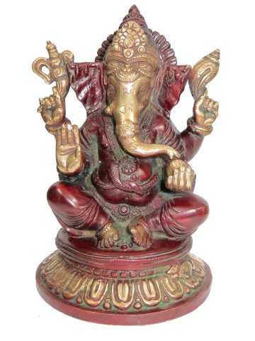 Brass  Ganesh  Statue 23cm29kg