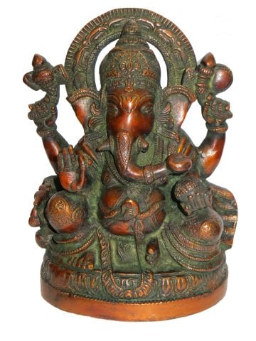Brass  Ganesh  Statue 25cm39kg