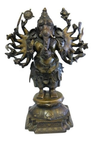 Brass  Ganesh  Statue 50cm  X 11kg