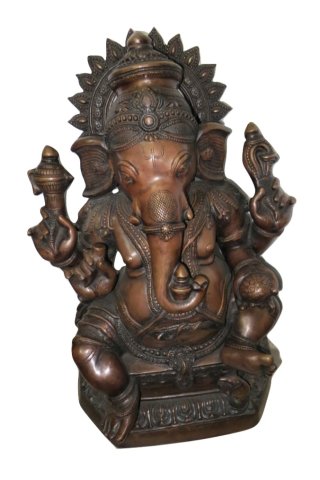 Brass  Ganesh  Statue 76cm  X 47kg