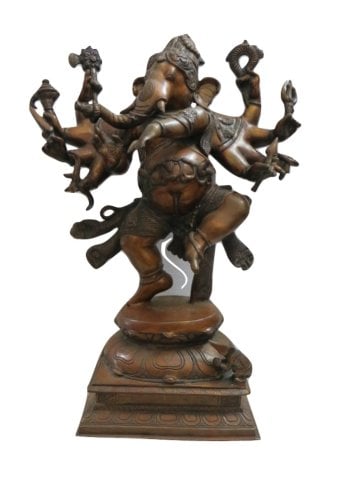 Brass  Ganesh  Statue 92cm  X 48kg
