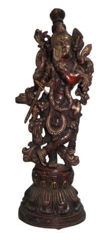 Brass  Krishna  Statue 51cm  X 85kg
