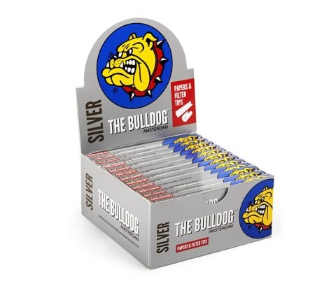 Bulldog  Kingsize  Slim  Papers   Tips  Box  Of 24  Packs