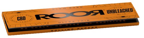 Cbd  Roor  Orange  Unbleached  Ultra  Slim  Papers   Tips 2