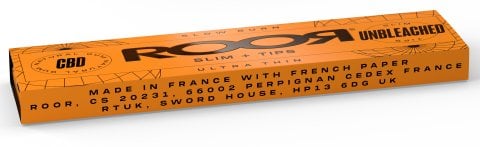 Cbd  Roor  Orange  Unbleached  Ultra  Slim  Papers   Tips 4
