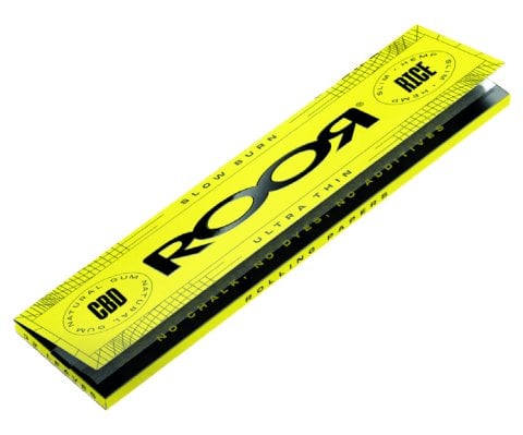 Cbd  Roor  Yellow  Rice  Ultra  Slim  Papers   Tips 1