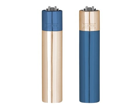 Clipper  Horizons  Metal  Lighter  Set  Display  Of 12