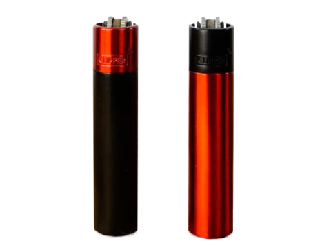 Clipper  Lava  Metal  Lighter  Set  Display  Of 12