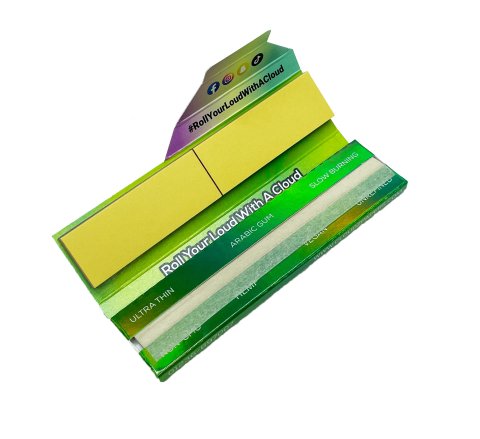 Cloudz  Hemp  Kingsize  Slim  Papers   Tips 2