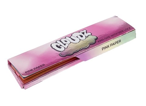 Cloudz  Pink  Kingsize  Slim  Papers   Tips 5