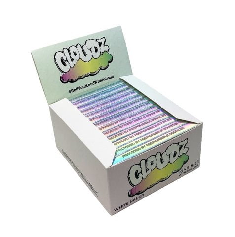 Cloudz  White  Kingsize  Slim  Papers   Tips 5