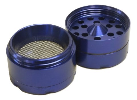 Coloured 4  Part  Metal  Grinders 1