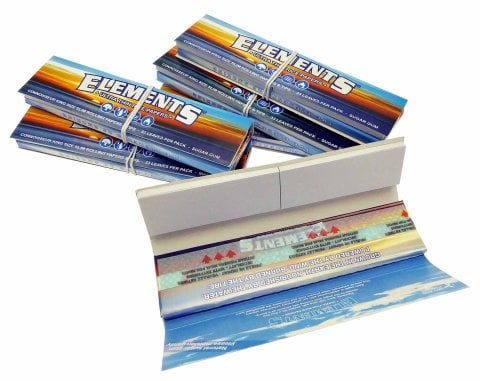 Elements  Kingsize  Slim  Connoisseur  Rice  Papers  With  Tips