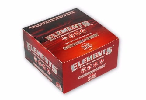 Elements  Red  Kingsize  Slim  Hemp  Papers   Filters